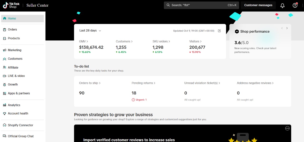 TikTok Shop Account Manager & Sales Growth Expert
